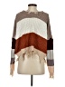 Miracle Color Block Brown Pullover Sweater Size S - photo 2