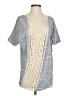 Jodifl Gray Short Sleeve Blouse Size S - photo 1
