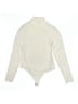 Abercrombie & Fitch 100% Polyester Ivory Bodysuit Size L - photo 1