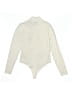 Abercrombie & Fitch 100% Polyester Ivory Bodysuit Size L - photo 2