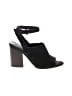 Elie Tahari 100% Leather Black Heels Size EU 36 1/2 - photo 1