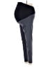 Isabel Maternity Color Block Gray Black Active Pants Size S - photo 1