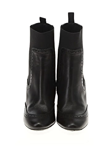 Balenciaga Leather Wedge Ankle Boots (view 2)