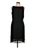 Ann Taylor 100% Polyester Solid Black Cocktail Dress Size 10 - photo 1