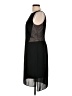 Ann Taylor 100% Polyester Solid Black Cocktail Dress Size 10 - photo 5