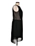Ann Taylor 100% Polyester Solid Black Cocktail Dress Size 10 - photo 4