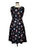 Unbranded Print Black Casual Dress Size XL - photo 2
