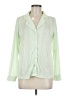 Just Be... 100% Polyester Green Long Sleeve Blouse Size M - photo 1