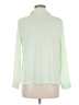 Just Be... 100% Polyester Green Long Sleeve Blouse Size M - photo 2