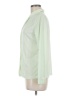 Just Be... 100% Polyester Green Long Sleeve Blouse Size M - photo 5