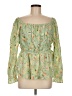 Torrid 100% Cotton Green Long Sleeve Blouse Size Med Plus (00) - photo 1
