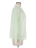 Just Be... 100% Polyester Green Long Sleeve Blouse Size M - photo 4