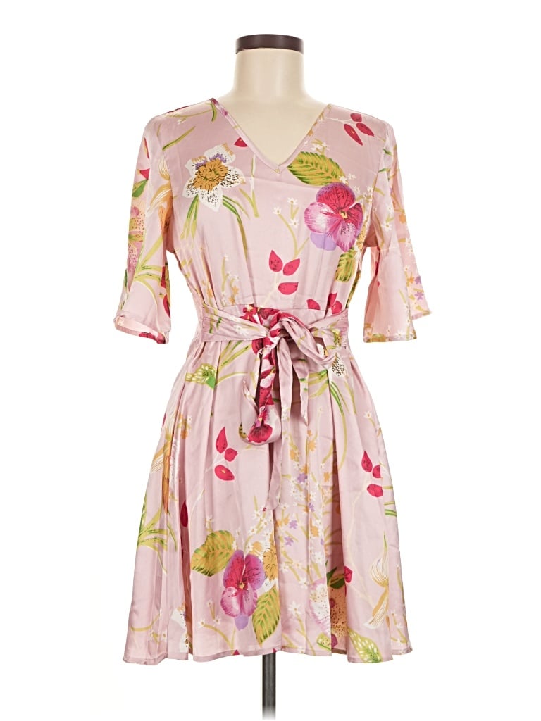 Pre-owned Vero Moda Casual Dress In Pink