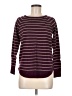 Pink Clover Stripes Burgundy Pullover Sweater Size M - photo 1