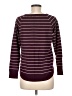 Pink Clover Stripes Burgundy Pullover Sweater Size M - photo 2