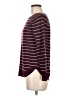 Pink Clover Stripes Burgundy Pullover Sweater Size M - photo 5