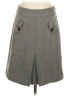 Ann Taylor LOFT Chevron-herringbone Gray Wool Skirt Size 4 - photo 1