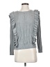 Very J Gray Pullover Sweater Size S - photo 1