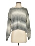 I. Joah 100% Polyester Tie-dye Silver Pullover Sweater Size S - photo 1