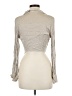 Zara Tan 3/4 Sleeve Blouse Size M - photo 2