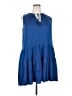Max Studio Blue Casual Dress Size 2X - photo 1