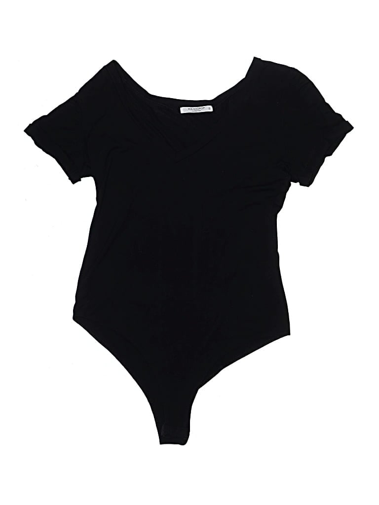 Pre-owned Mangopop Collection Bodysuit In Black