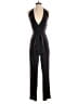 Halston Heritage Solid Black Gray Jumpsuit Size 0 - photo 1