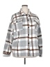 Unbranded 100% Polyester Plaid Gray Jacket Size XXL - photo 1