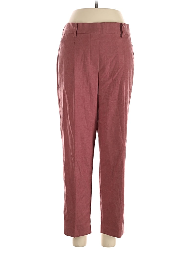 Pre-owned Ann Taylor Loft Casual Pants In Burgundy