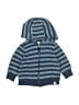 Carter's 100% Cotton Stripes Blue Zip Up Hoodie 3-6 MO / 6 MO - photo 1