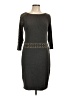 CHRIS McLaughlin 100% Polyester Gray Casual Dress Size 10 - photo 1