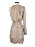 BCBGMAXAZRIA Metallic Silver Cocktail Dress Size XS - photo 2
