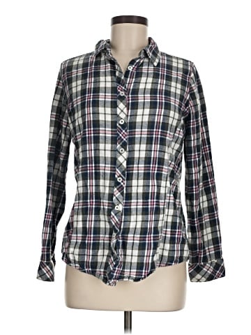 Great Northwest Indigo Long Sleeve Button-Down Shirt (view 1)