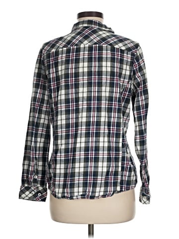 Great Northwest Indigo Long Sleeve Button-Down Shirt (view 2)