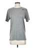 Nike 100% Polyester Gray Active T-Shirt Size S - photo 1