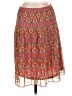 Max Studio 100% Polyester Paisley Red Casual Skirt Size S - photo 1