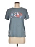 Shein Gray Short Sleeve T-Shirt Size 6 - photo 1