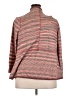 One World Stripes Pink Cardigan Size 2X - photo 2
