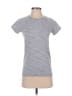 Athleta Stripes Gray Active T-Shirt Size S - photo 1