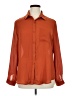 HOTOUCH 100% Rayon Orange Long Sleeve Blouse Size XL - photo 1