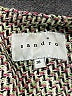 Sandro Tweed Silver Black Jacket Size EU (FR) 36 / US 4 - photo 3