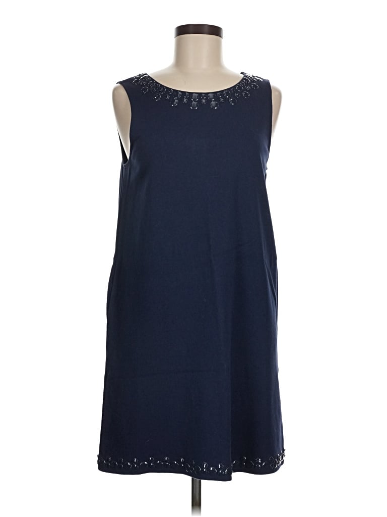 Pre-owned Jcrew Casual Dress In Blue
