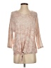 Chico's Pink 3/4 Sleeve Top Size S - photo 1