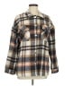 Unbranded Plaid Brown Coat Size M - photo 1