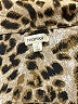 Marisol 100% Polyester Animal Print Brown Long Sleeve Blouse Size M - photo 7