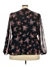 City Chic 100% Polyester Black Long Sleeve Blouse Size 18 Plus (M) - photo 2