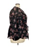 City Chic 100% Polyester Black Long Sleeve Blouse Size 18 Plus (M) - photo 4