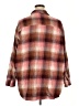 Old Navy Plaid Brown 3/4 Sleeve Button-Down Shirt Size 3X - photo 2