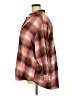 Old Navy Plaid Brown 3/4 Sleeve Button-Down Shirt Size 3X - photo 5