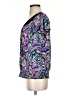 AB Studio Paisley Purple Short Sleeve T-Shirt Size S - photo 5